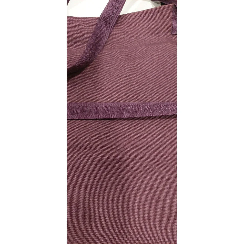 Charriol Geneve Purple Embroidered Heavy Double Canvas Duck Bag